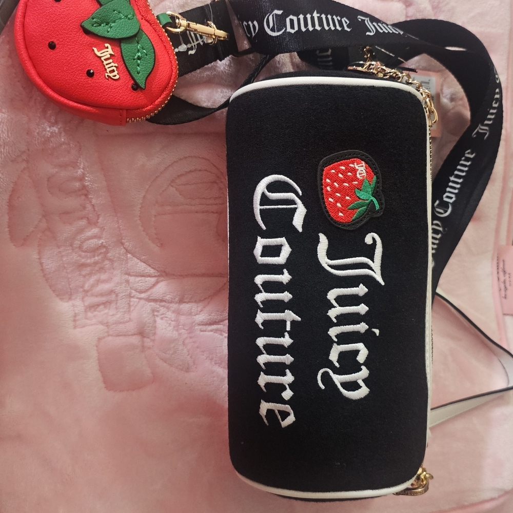 SOLD $ SOLD $ SOLD $Juicy Couture Black with Strawberry Charm